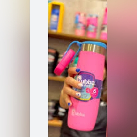 Bubba Radiant 24oz pink blue lid water Tumbler with Foldable Straw and case new - Picture 3 of 5